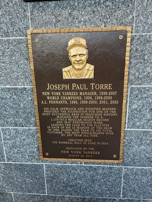 Joseph Paul Torre Marker image. Click for full size.