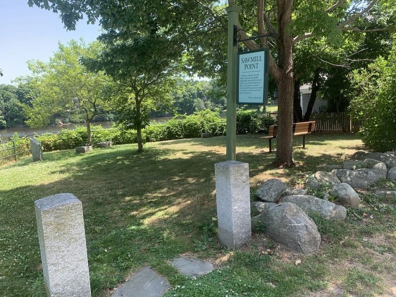 Sawmill Point Marker. Click for full size. Sawmill Point Marker image. Click for full size.
