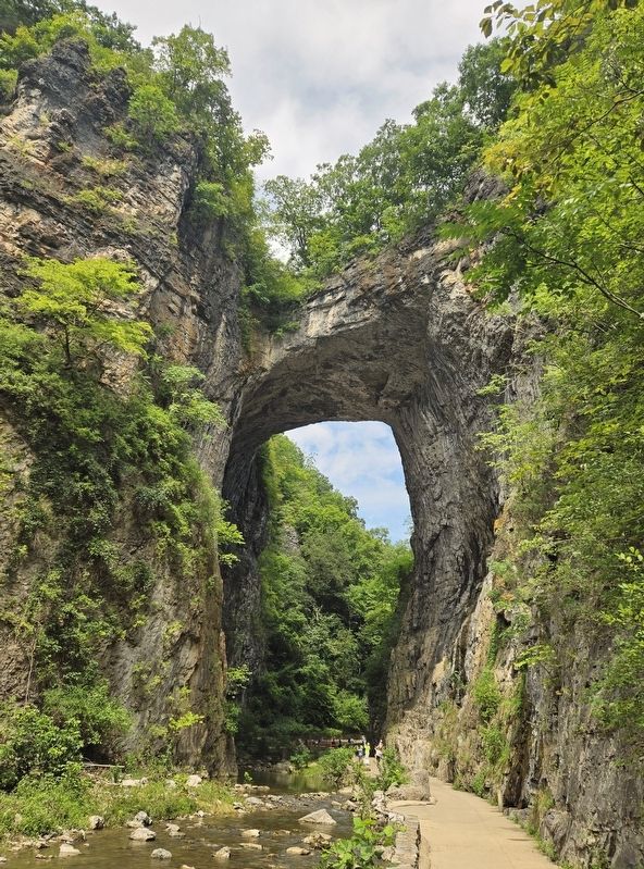 Natural Bridge. Click for full size. Natural Bridge image. Click for full size.