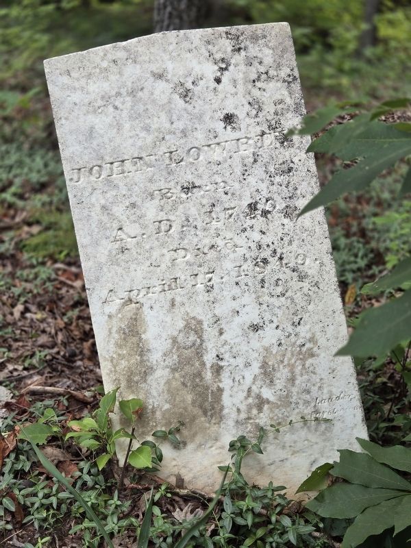 Gravestone of John Lowery. Click for full size. Gravestone of John Lowery image. Click for full size.