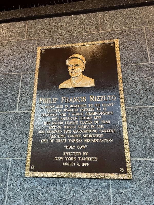 Philip Francis Rizzuto Marker image. Click for full size.