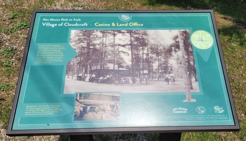 Casino & Land Office Marker. Click for full size. Casino & Land Office Marker image. Click for full size.