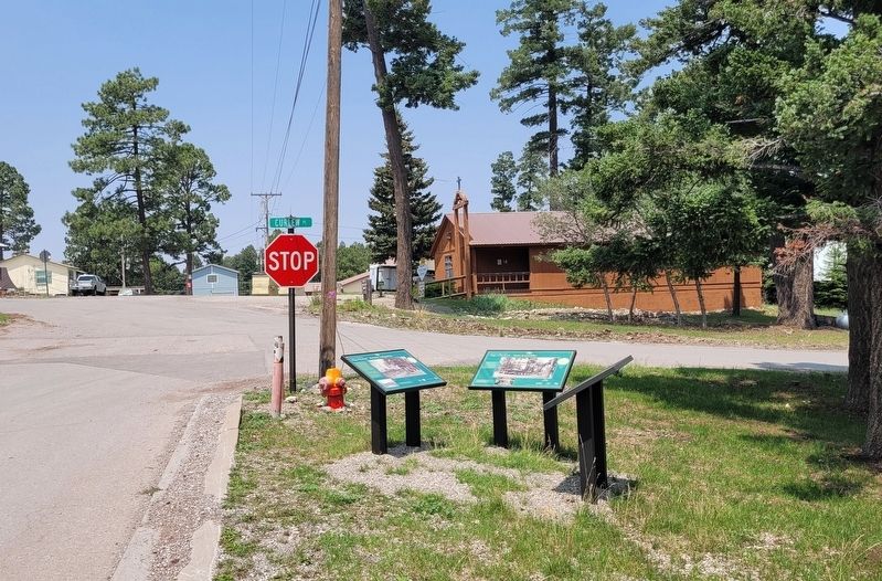 The view of the markers from the street. Click for full size. The view of the markers from the street image. Click for full size.