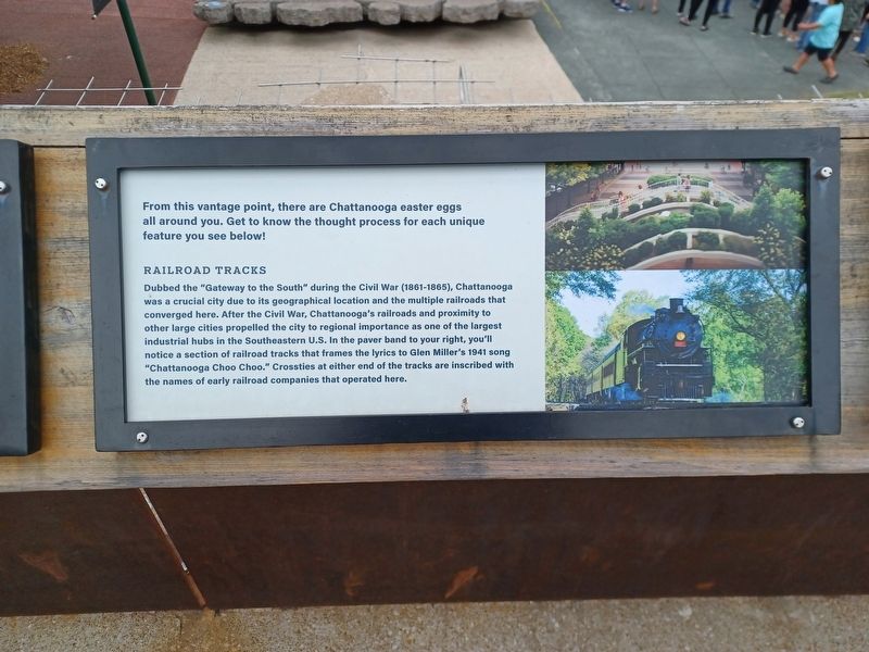 Welcome to Chattanooga Marker &mdash; second panel from the left image. Click for full size.