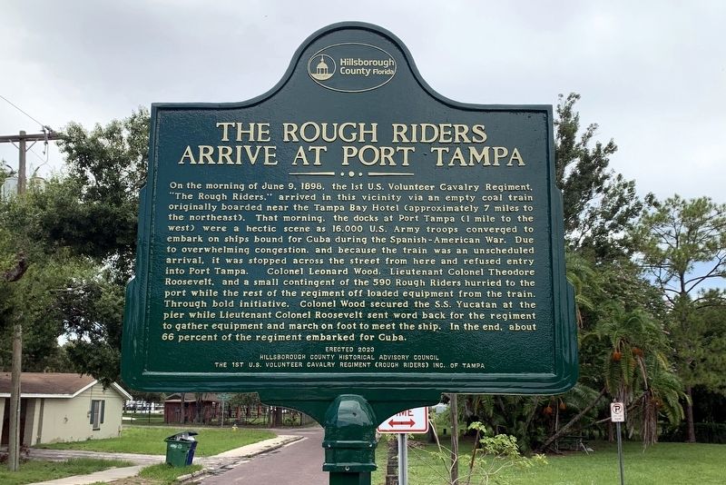 Rough Riders Marker image. Click for full size.