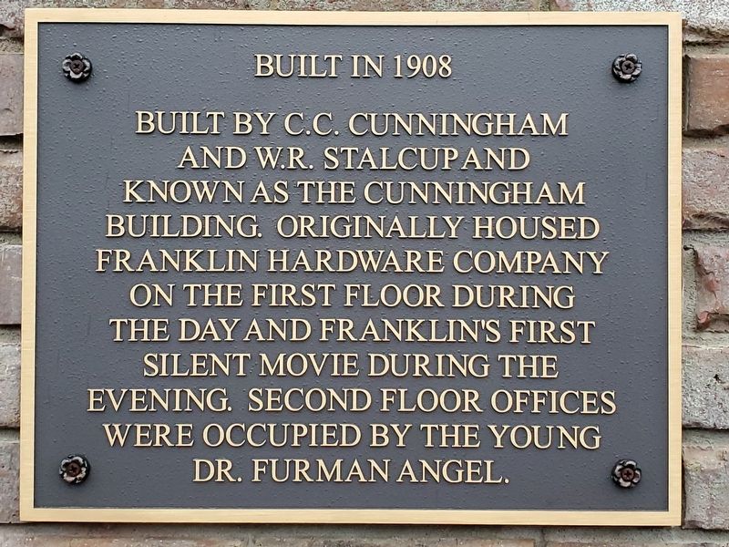 Built in 1908 Marker image. Click for full size.