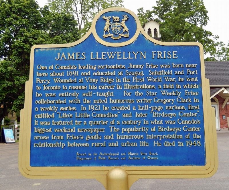 James Llewellyn Frise Marker image. Click for full size.