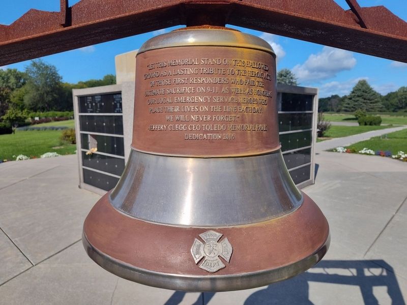 911 First Responders Last Call Memorial Marker image. Click for full size.