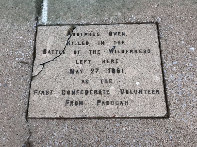 Adolphus Owen Marker. Click for full size. Adolphus Owen Marker image. Click for full size.