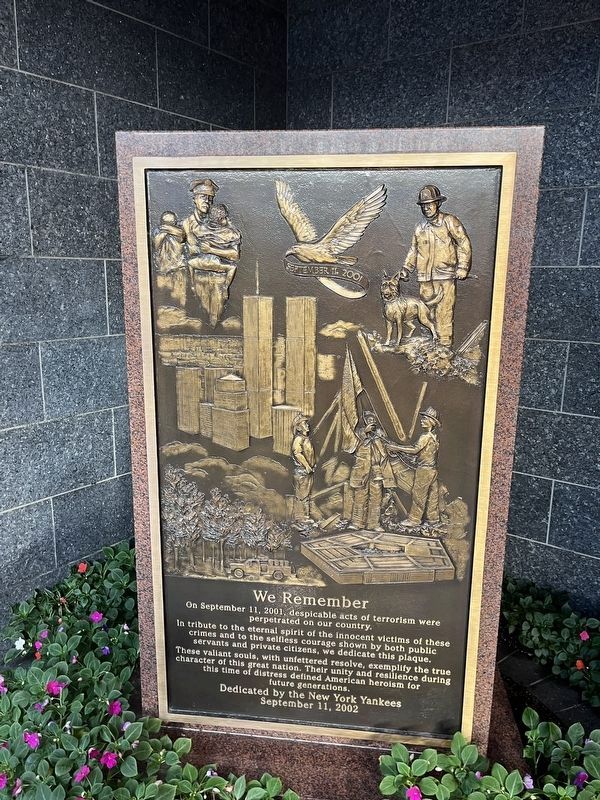 We Remember Memorial. Click for full size. We Remember Memorial image. Click for full size.