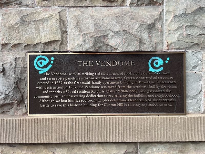 The Vendome Marker. Click for full size. The Vendome Marker image. Click for full size.