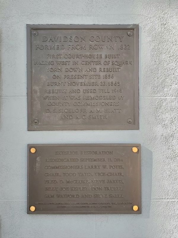 Davidson County Marker. Click for full size. Davidson County Marker image. Click for full size.