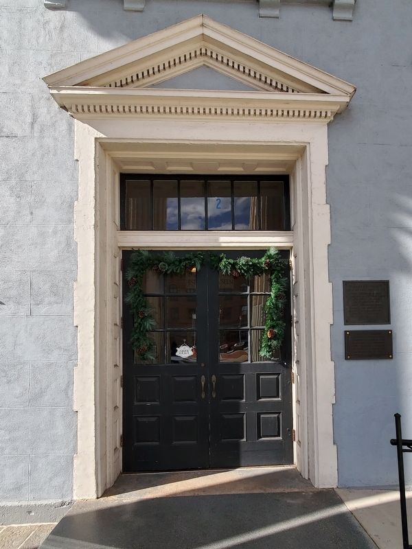 Davidson County Marker to the right of the main entrance to the Davidson County Historical Museum. Click for full size. Davidson County Marker to the right of the main entrance to the Davidson County Historical Museum image. Click for full size.