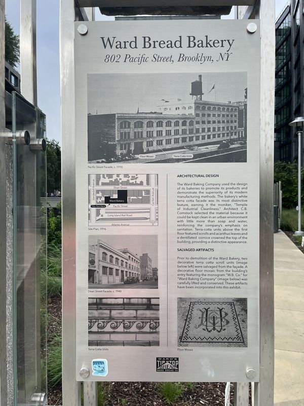 Ward Bread Bakery Marker. Click for full size. Ward Bread Bakery Marker image. Click for full size.
