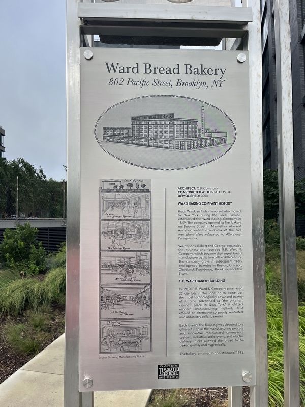 Ward Bread Bakery Marker. Click for full size. Ward Bread Bakery Marker image. Click for full size.