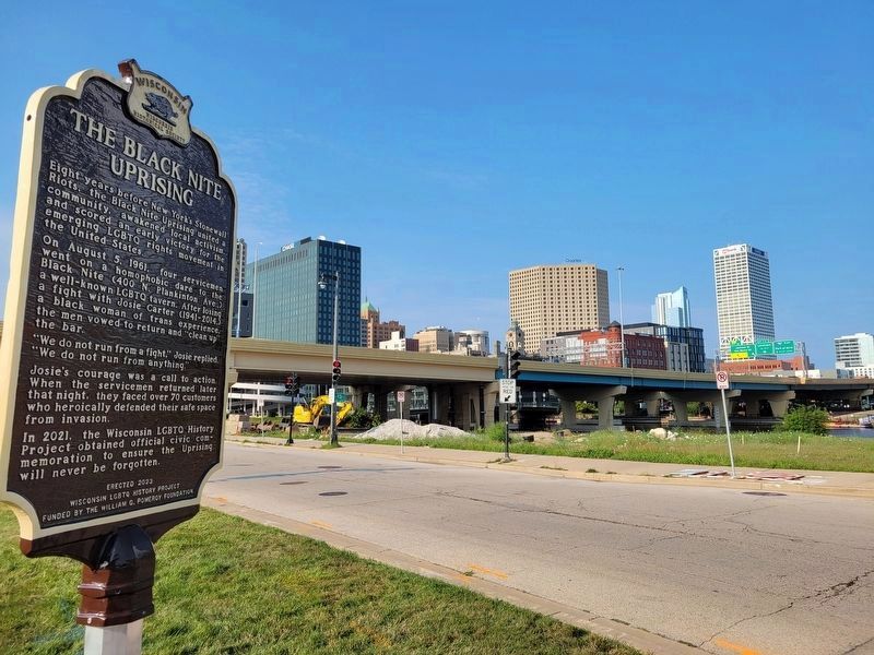 The Black Nite Uprising Marker. Click for full size. The Black Nite Uprising Marker image. Click for full size.