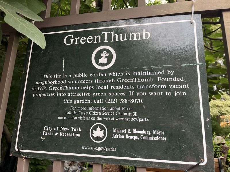 Green Thumb Marker image. Click for full size.