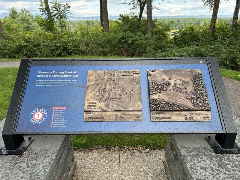 Discover a Turning Point of America�s Revolutionary War Marker image. Click for full size.