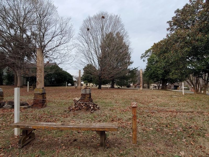Site of Rural Hill Mansion which burned in 1886 image. Click for full size.