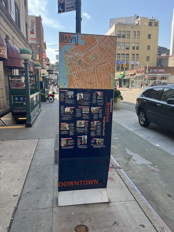 MetroTech / Downtown Brooklyn Marker image. Click for full size.