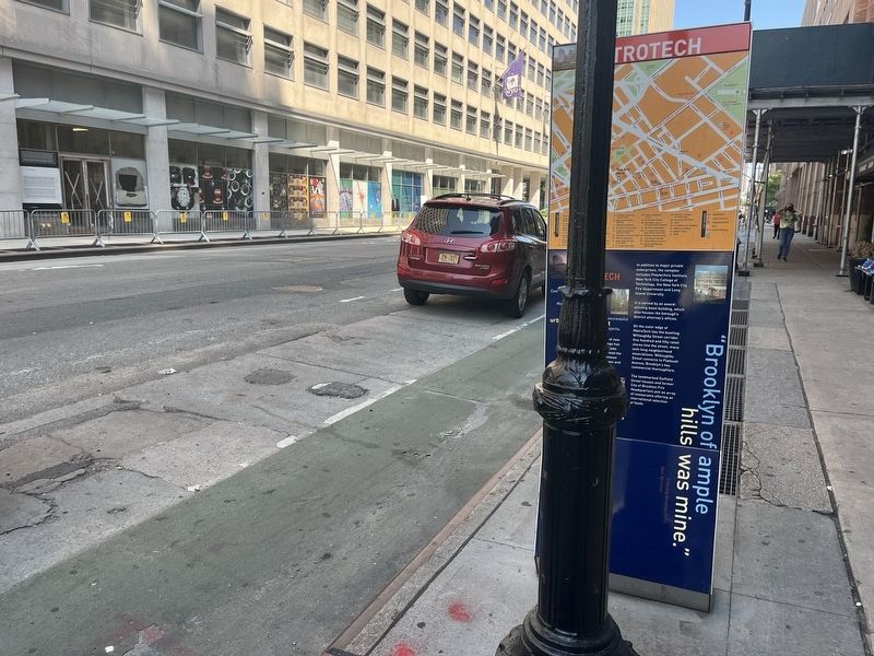 MetroTech / Downtown Brooklyn Marker image. Click for full size.