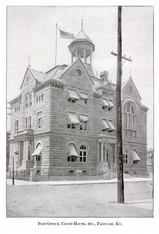 The 1885 Federal Courthouse and Post Office, Paducah. Click for full size. The 1885 Federal Courthouse and Post Office, Paducah image. Click for full size.