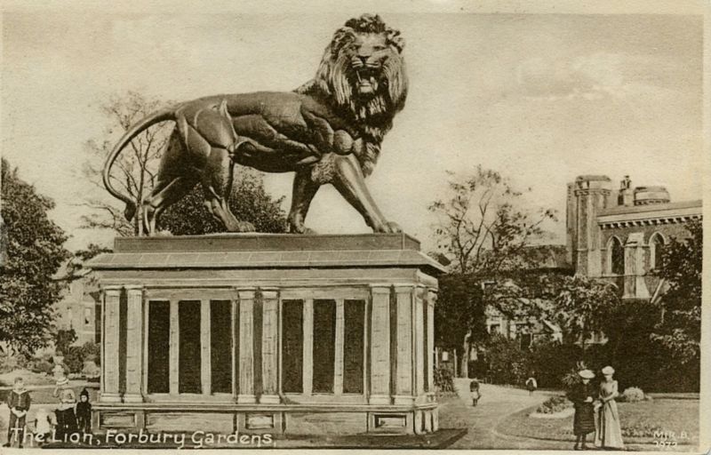 The Lion, Forsbury Gardens image. Click for full size.