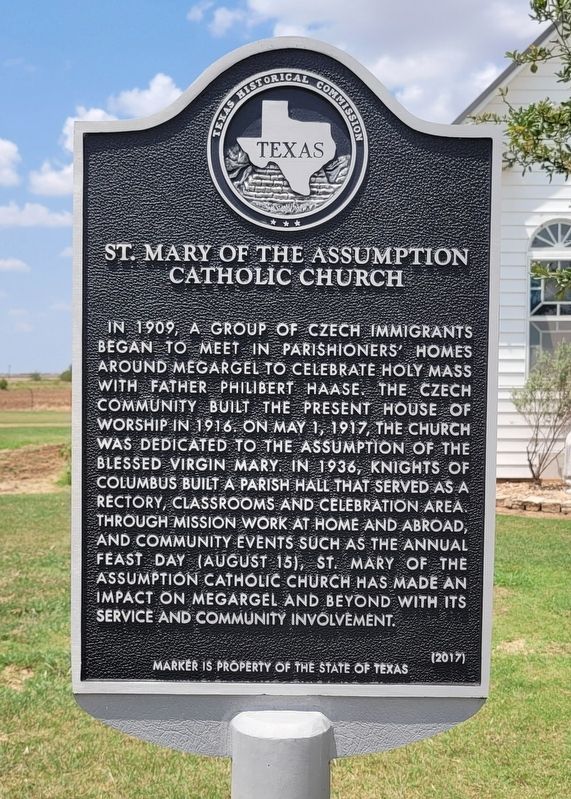 St. Mary of the Assumption Catholic Church Marker image. Click for full size.