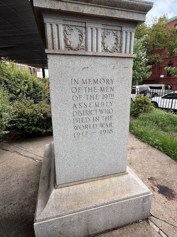 World War I Memorial image. Click for full size.