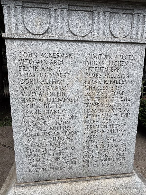 World War I Memorial image. Click for full size.