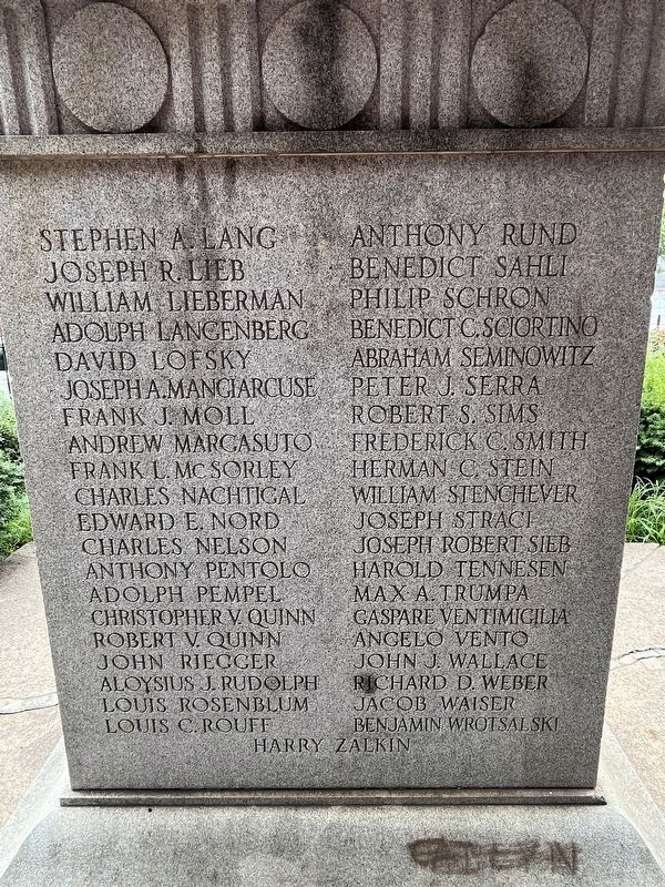 World War I Memorial image. Click for full size.
