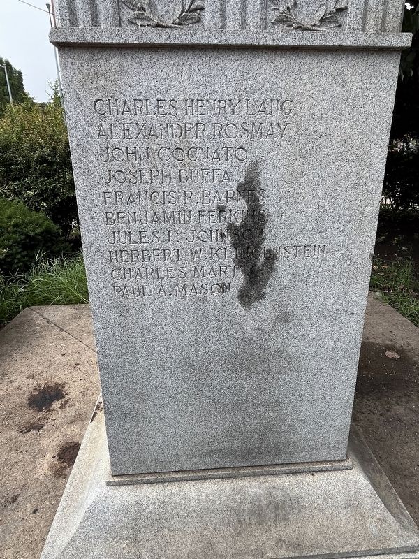 World War I Memorial image. Click for full size.