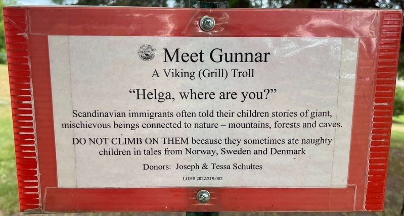 Gunnar Marker. Click for full size. Gunnar Marker image. Click for full size.