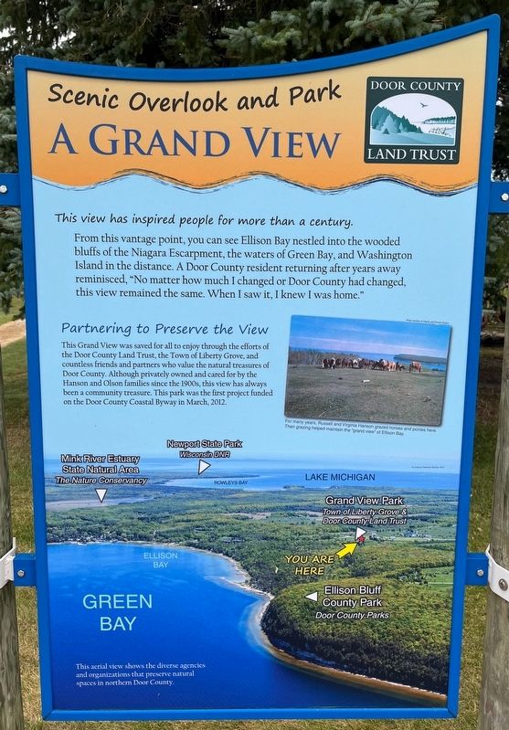 A Grand View Marker. Click for full size. A Grand View Marker image. Click for full size.