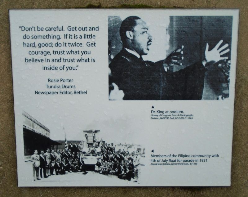 Martin Luther King, Jr. Memorial Panel 2 image. Click for full size.