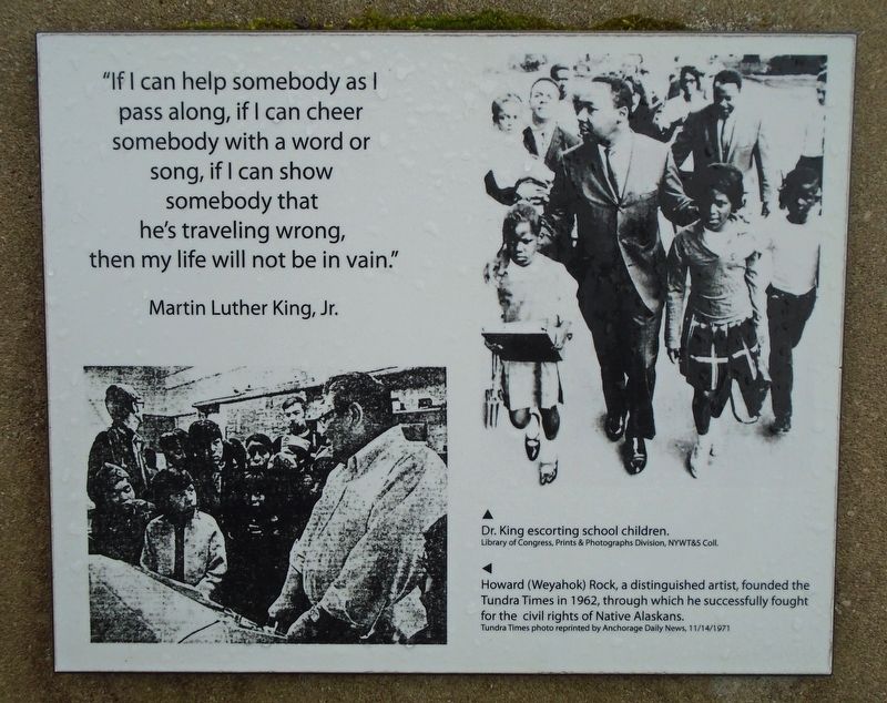 Martin Luther King, Jr. Memorial Panel 3 image. Click for full size.