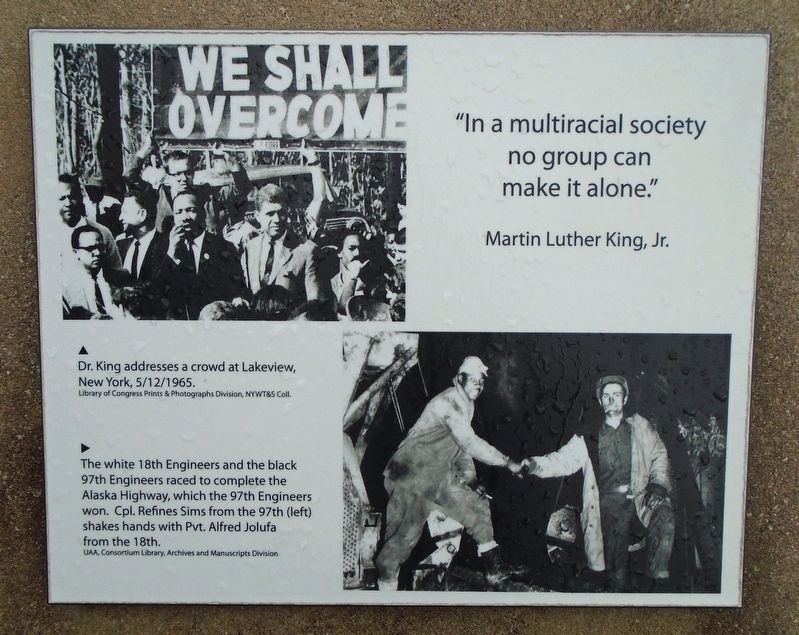 Martin Luther King, Jr. Memorial Panel 7 image. Click for full size.