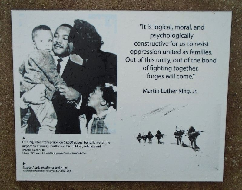 Martin Luther King, Jr. Memorial Panel 9 image. Click for full size.
