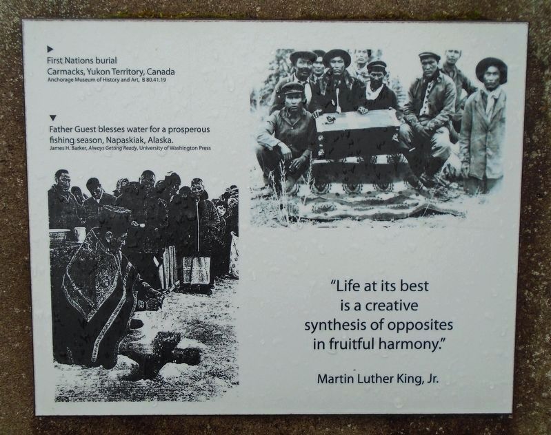 Martin Luther King, Jr. Memorial Panel 13 image. Click for full size.