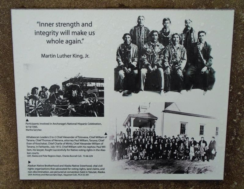 Martin Luther King, Jr. Memorial Panel 14 image. Click for full size.