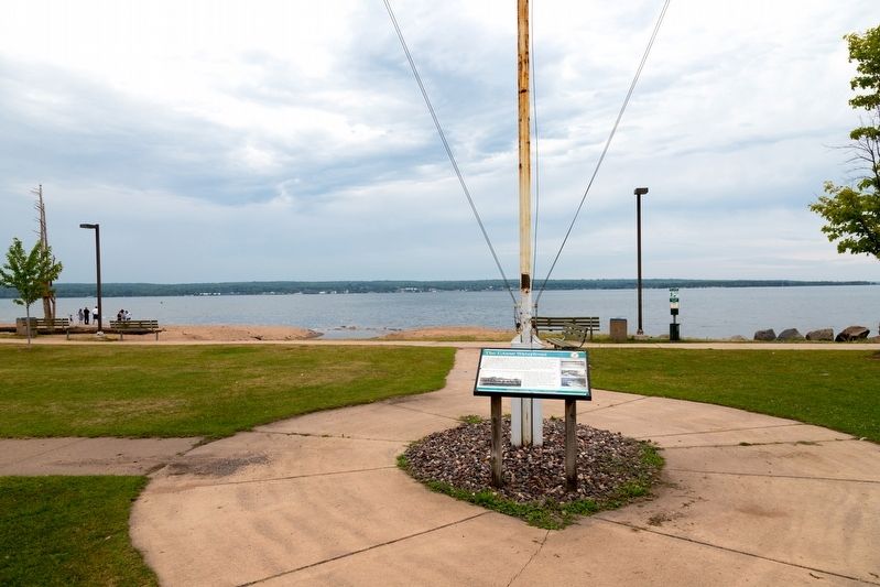 The L’Anse Waterfront Marker. Click for full size. The L’Anse Waterfront Marker image. Click for full size.