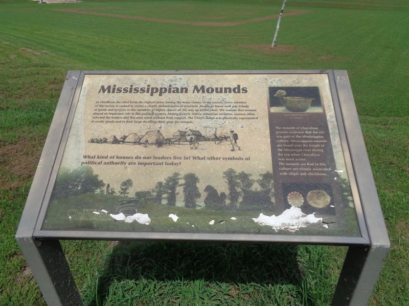 Mississippian Mounds Marker image. Click for full size.