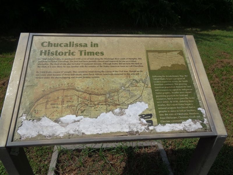 Chucalissa in Historic Times Marker. Click for full size. Chucalissa in Historic Times Marker image. Click for full size.
