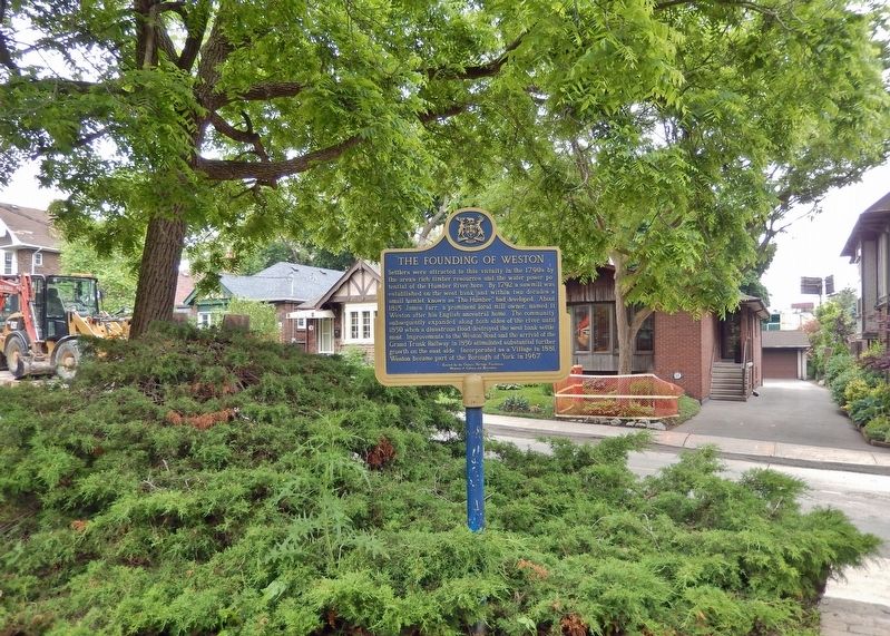 The Founding of Weston Marker. Click for full size. The Founding of Weston Marker image. Click for full size.