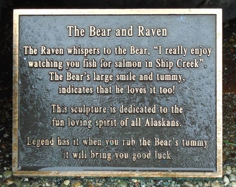 The Bear and Raven Marker. Click for full size. The Bear and Raven Marker image. Click for full size.