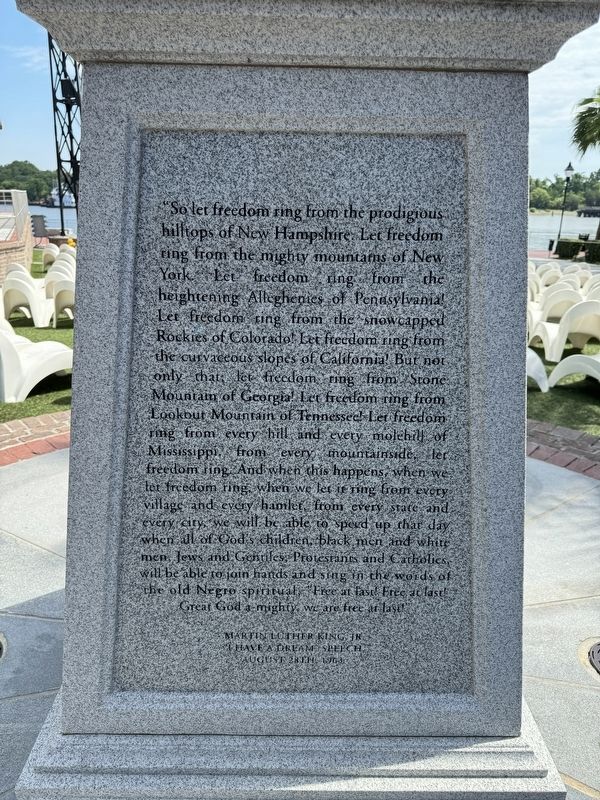 I have a dream speech (rear). Click for full size. I have a dream speech (rear) image. Click for full size.
