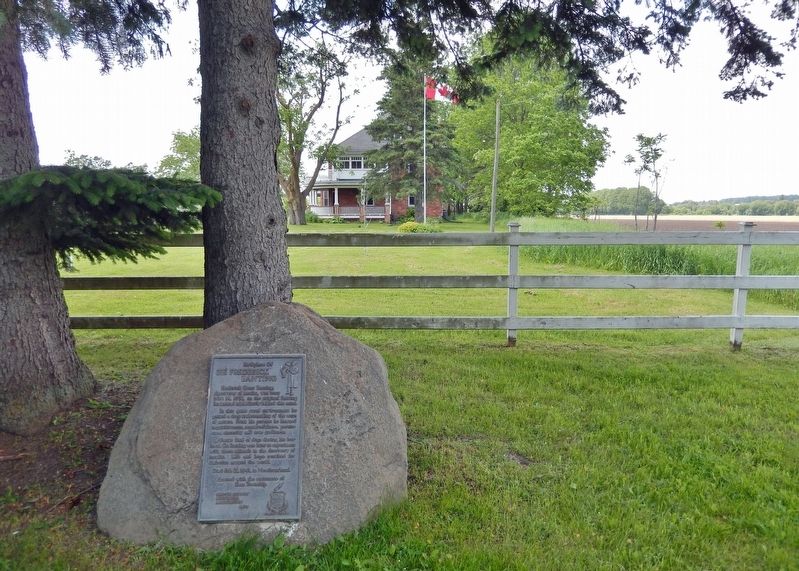 Birthplace of Sir Frederick Banting Marker. Click for full size. Birthplace of Sir Frederick Banting Marker image. Click for full size.