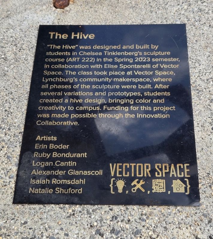 The Hive Marker. Click for full size. The Hive Marker image. Click for full size.