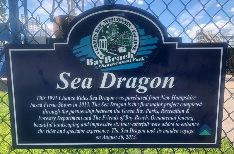Sea Dragon Marker. Click for full size. Sea Dragon Marker image. Click for full size.