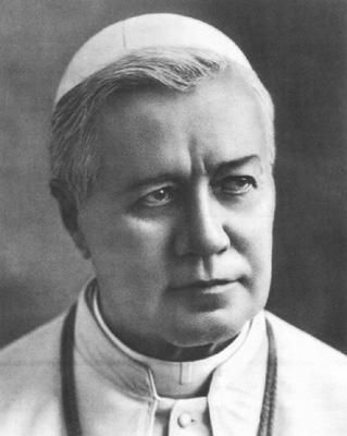 Pope Saint Pius X (1835-1914). Click for full size. Pope Saint Pius X (1835-1914) image. Click for full size.